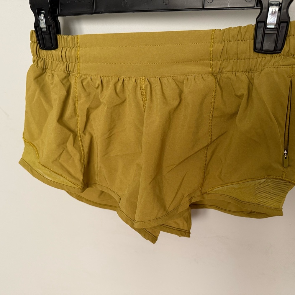 lululemon athletica Mustard Athletic Shorts